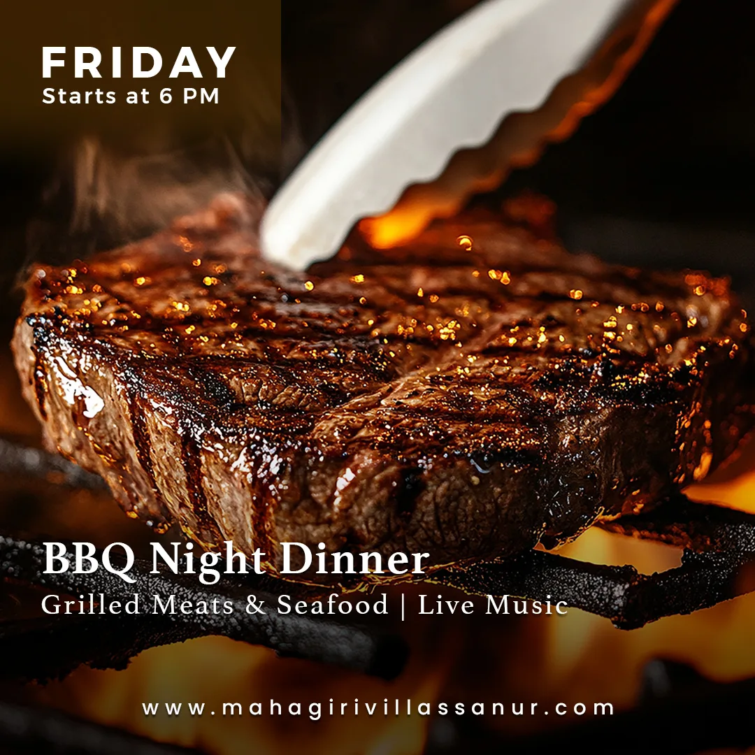 Friday BBQ night dinner at Mahagiri Garden Restaurant
